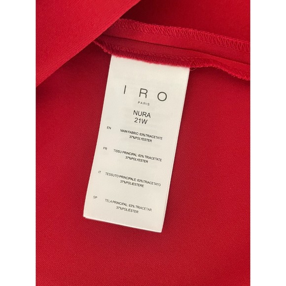 IRO Paris Nura Red Dress - Picture 8 of 14